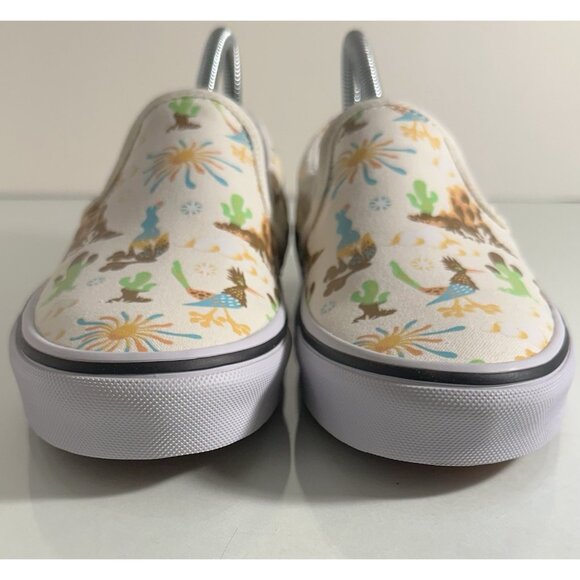 Vans Classic Slip On Get Outdoors Marshmallow Canvas Womens 8 Men’s 6.5 - Picture 2 of 6